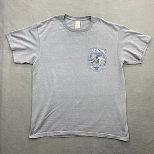 2018 Bike Week Daytona Beach Florida 77th Annual T Shirt Gray Mens XL